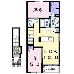 メゾン･ド･ジェルメ　Ⅰ/Ⅱ（高崎市菅谷町）の物件間取画像